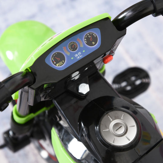 Kids Motorbike Inspired Pedal Green