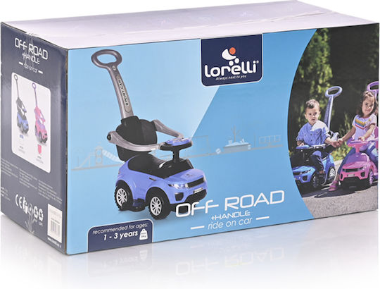 Lorelli Off Road Handle Car Ride On with Handle for 12+ Months Pink