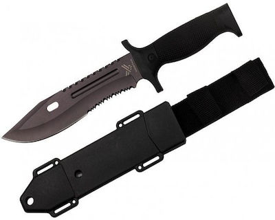 Kandar K40 Kandar K40 Knife Black with Blade made of Stainless Steel in Sheath