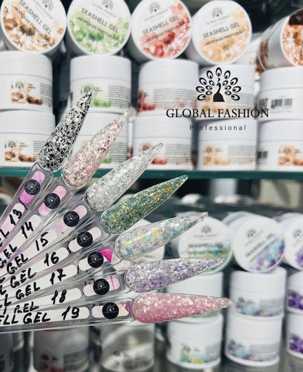 Global Fashion Gel Νυχιών Seashell 08 5gr