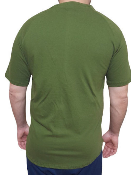 Bodymove Herren T-Shirt Kurzarm Khaki