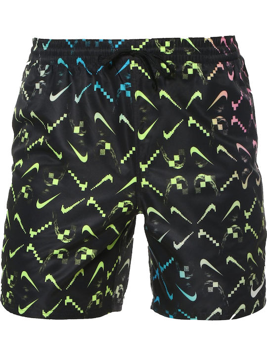 Volley Men's Swimwear Shorts Black with Patterns