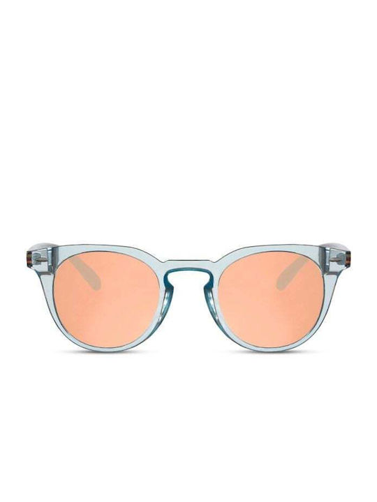 Solo-Solis Sonnenbrillen mit Blau Rahmen und Orange Linse NDL6358