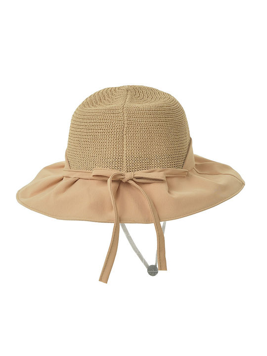 Ble Resort Collection Γυναικείο Ψάθινο Καπέλο Cloche Μπεζ