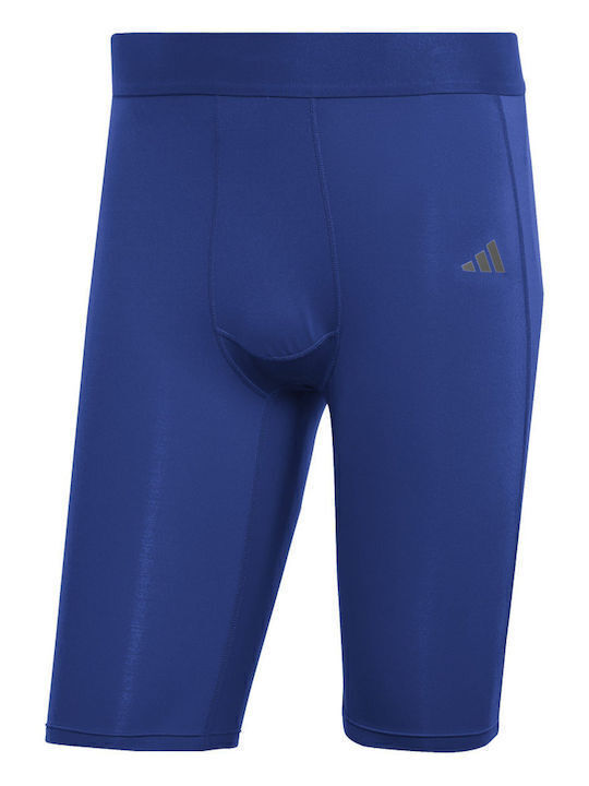 adidas Techfit Aeroready Мъжки Спортни Клинове Къса Син adidas Techfit Aeroready Мъжки Спортни Клинове Къса Син