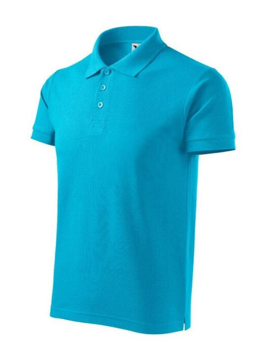 Malfini Men's Short Sleeve Promotional Blouse Blue