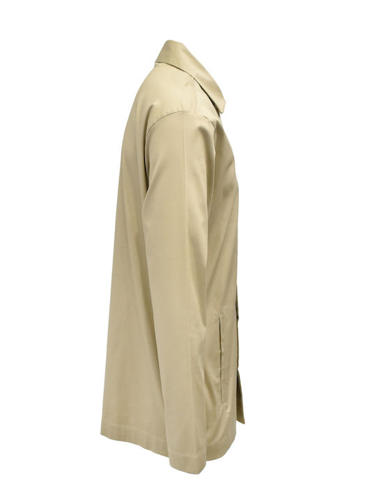 XAGON MAN STRETCH OVERSHIRT - ZXAG13 BEIGE