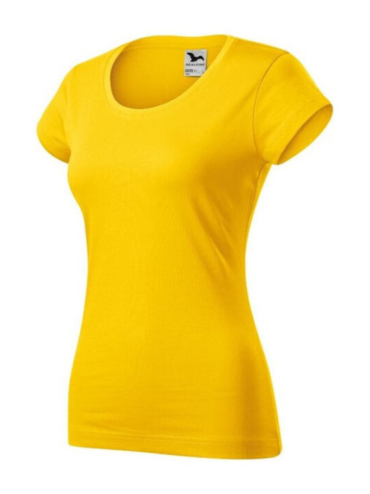 Malfini Women's Short Sleeve Promotional T-Shirt Yellow