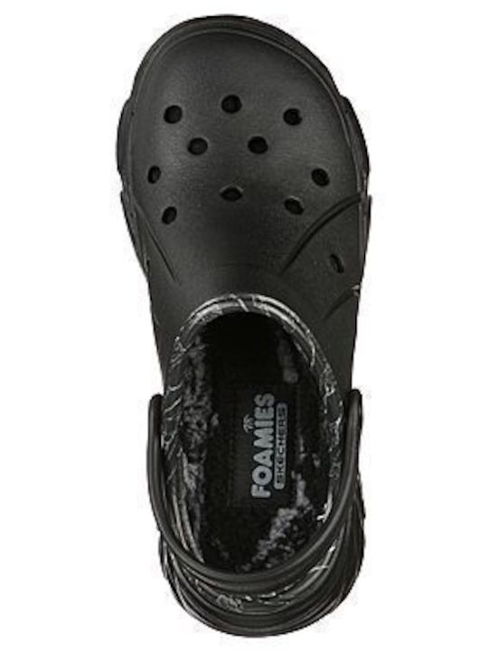 Skechers Women's Clogs with Fur Black