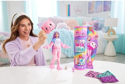 Barbie Κούκλα Cutie Reveal Αρκουδάκι για 3+ Ετών