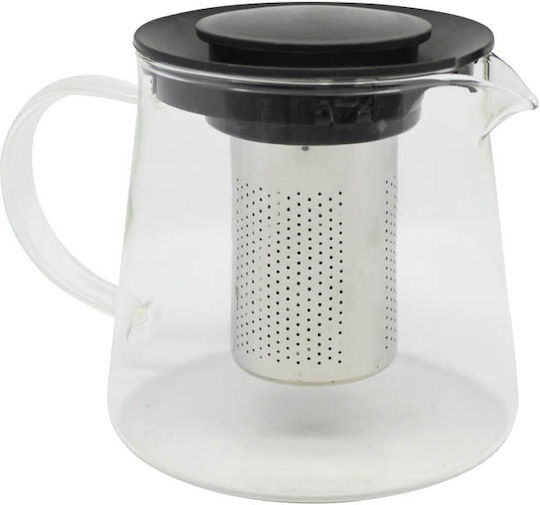 Ankor Τσαγιέρα με Φίλτρο Γυάλινη 1000ml