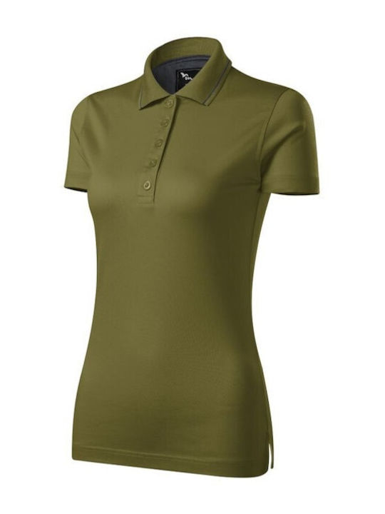 Malfini Women's Short Sleeve Promotional Blouse Green 269-A3