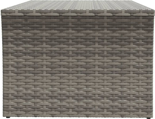 Masa Masa de lounge pentru spații exterioare Ratan Gri 100x50x40buc