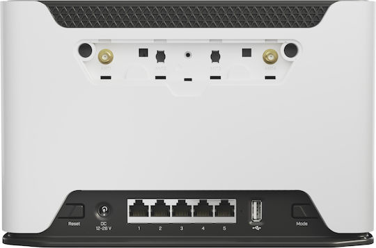 MikroTik Chateau LTE6 ax Access Point Wi‑Fi 6E Dual Band (2.4 & 5GHz) Μαύρο