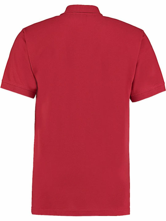 Kustom Kit Men's Short Sleeve Promotional Blouse Red