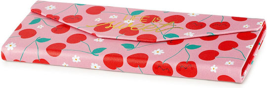 Legami Milano Cherry Life Is Sweet Eyeglass Case in Pink color FGC0018 1pcs