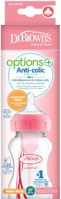 Dr. Brown's Plastic Bottle Anti-Colic with Silicone Nipple for 0+, 0+ m, months 270ml 1pcs