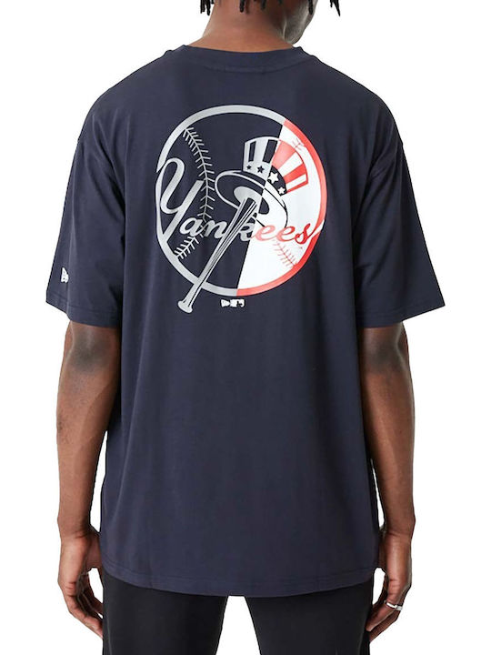 New Era New York Yankees MLB Men's Athletic T-shirt Short Sleeve Navy Blue