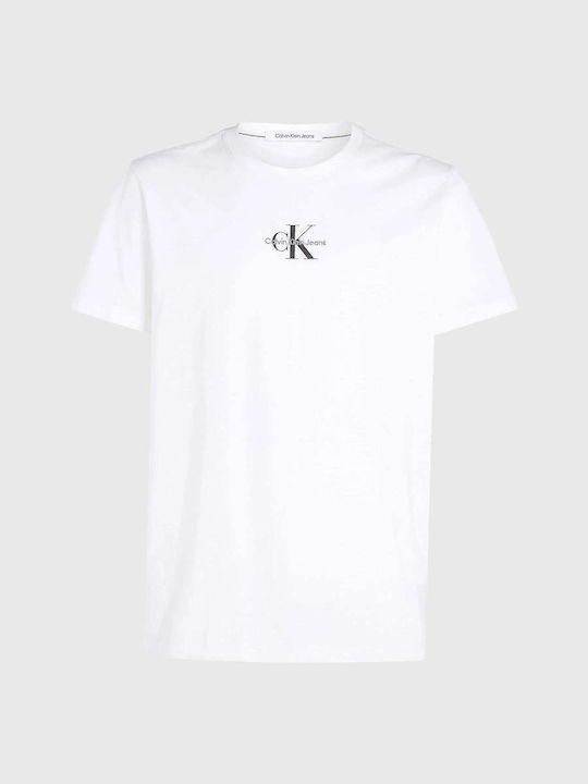 Calvin Klein Herren T-Shirt Kurzarm White