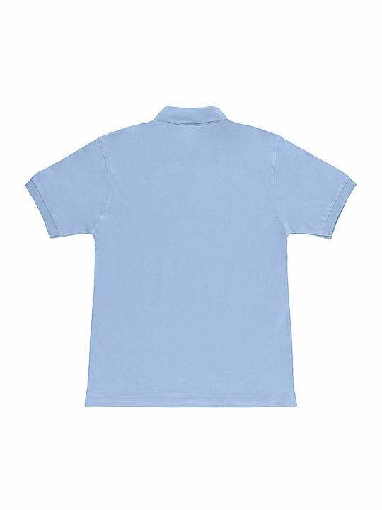 SG SG50 Men's Short Sleeve Promotional Blouse Light Blue