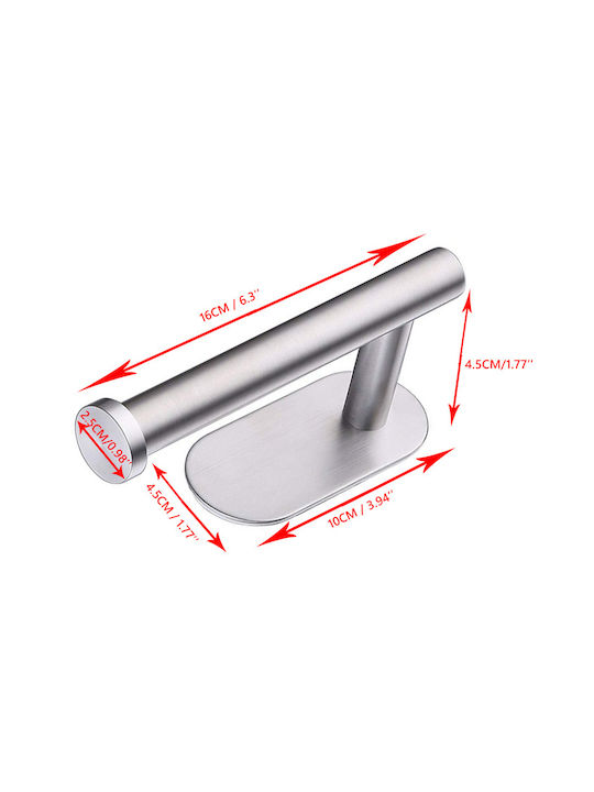 Powertech Metallic Paper Holder Wall Mounted Silver