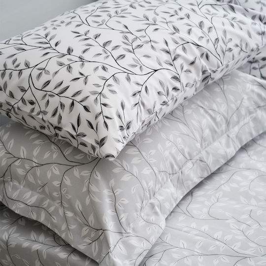 Charalambidis Textiles Bettbezug Doppelbett 200x240 Olive Grey