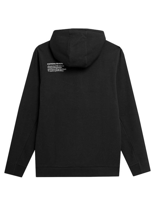 Outhorn Men's Sweatshirt Jacket with Hood Black