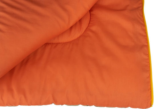 Abbey Sleeping Bag Παιδικό 2 Εποχών Camp Πράσινο/Πορτοκαλί