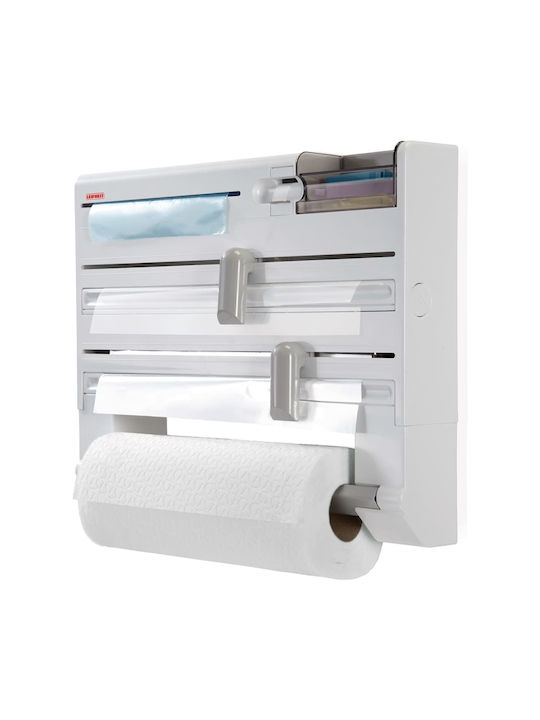 Leifheit Parat Paper Towel Holder Wall Mounted Plastic White 25723