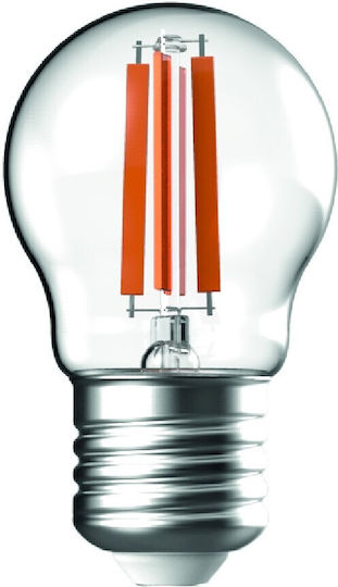 Avide ABLFMG27WW-4.9W-SHL LED-Lampe 4.9W 78mm für Fassung E27 und Form G45 Warmes Weiß 806lm