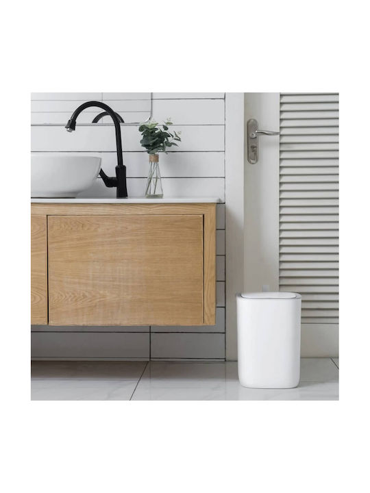 Eko Morandi Waste Bin Waste Plastic with Photocell White 12lt 1pcs