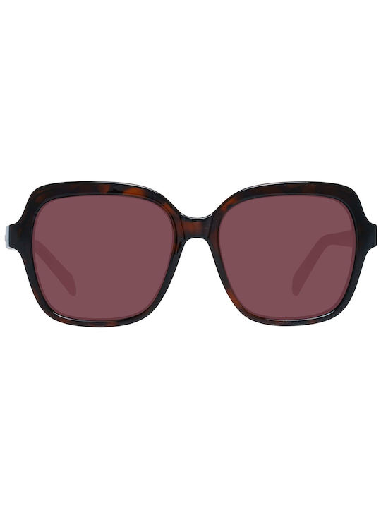 Karen Millen Women's Sunglasses with Brown Plastic Frame and Brown Lens KM5048 102