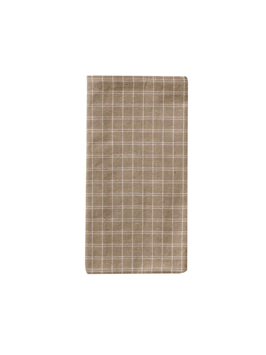 Kentia Handtuch aus 100% Baumwolle in Beige Farbe 60x40cm 3Stück