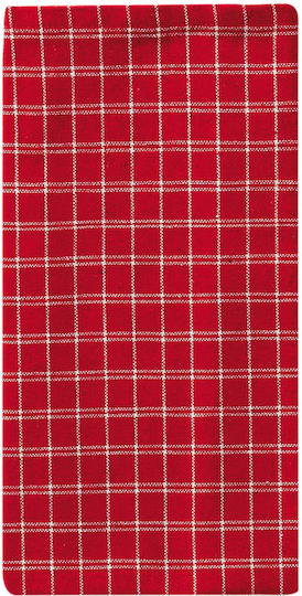 Kentia Loft Pera 17 Red Towel from 100% Cotton in Red Color 60x40cm 3pcs