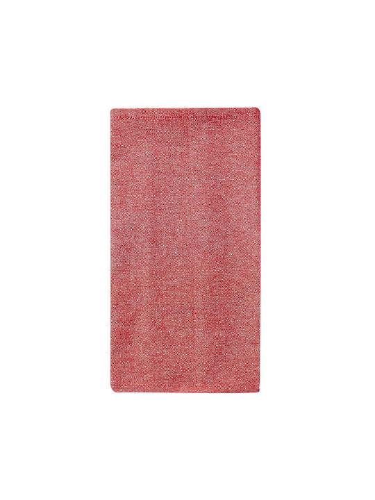 Kentia Loft Pera 17 Red Towel from 100% Cotton in Red Color 60x40cm 3pcs