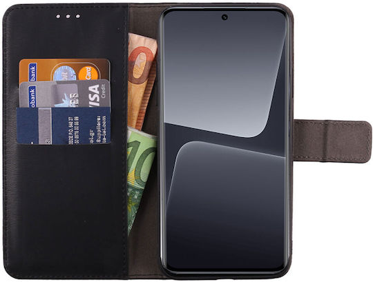 Volte-Tel Allure Magnet Clip Book Δερματίνης Μαύρο (Xiaomi 13)