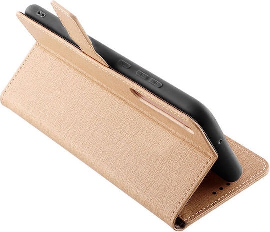 Volte-Tel Allure Magnet Clip Book Δερματίνης Χρυσό (Galaxy A34)