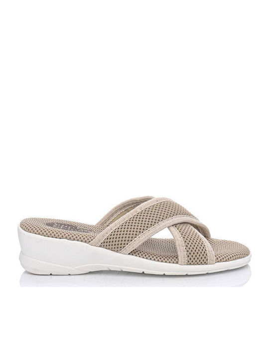 Anatomic Women's Platform Wedge Sandals Beige