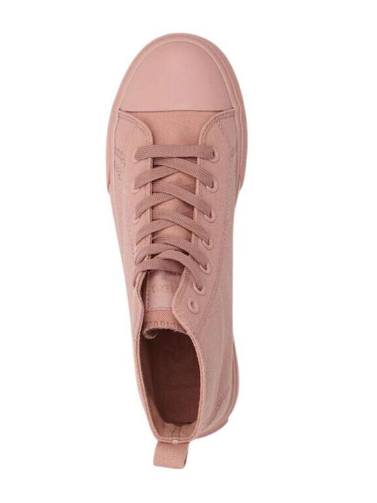 Viska OC Γυναικεία Flatforms Μποτάκια Ροζ