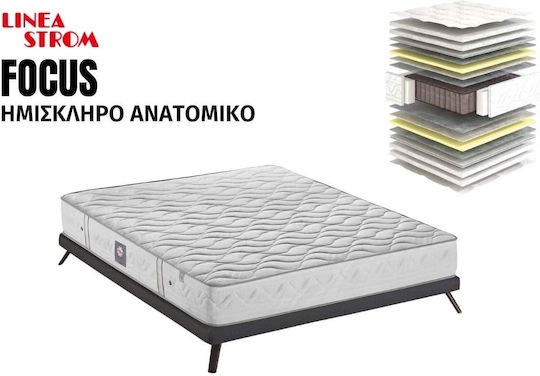 Linea Strom Focus Double Ergonomic Mattress 140x190x23cm with Independent Springs