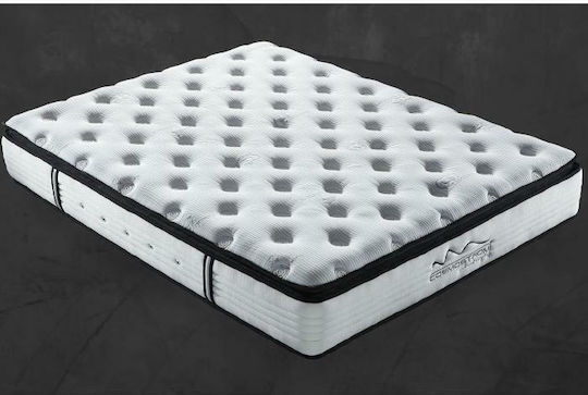 Cosmostrom Cashmere Double Anatomic Saltea 150x200x30cm cu Suprapozabil