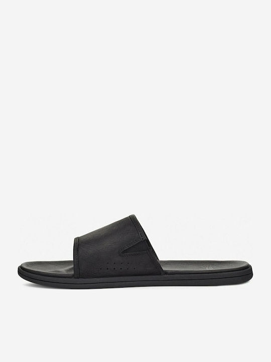 Seaside Leder Herrensandalen in Blau Farbe