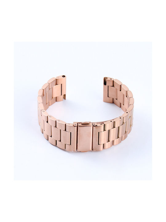 Techsuit Watchband W036 Strap Stainless Steel Pink (Apple Watch 38/40/41/42mm) KF239472