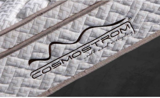 Cosmostrom Memory Silk Ημίδιπλο Ανατομικό Στρώμα Memory Foam / Foam 120x200x30cm με Ανεξάρτητα Ελατήρια & Ανώστρωμα