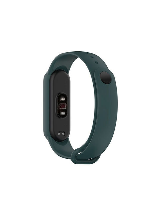 Techsuit Watchband W013 Strap Silicone with Pin Green (Mi Smart Band 5/Mi Smart Band 6) 5949419024953