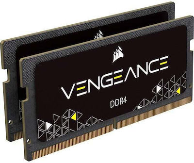 Corsair Vengeance 64GB DDR4 RAM cu 2 module (2x32GB) și Viteză 3200 pentru Laptop