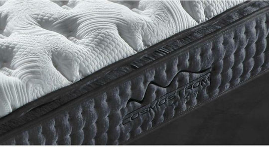 Cosmostrom Velvet Über-Doppel Ergonomisch Matratze Latex / Schaum 160x190x32cm mit Topper