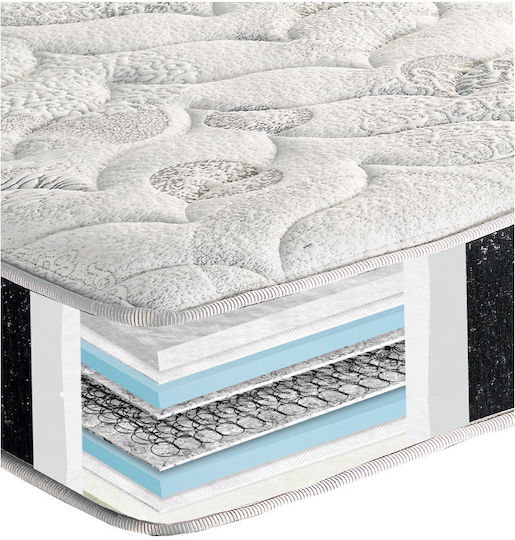 Orion Strom E08 Elegant Cool Max Extra Plus Μονό Ορθοπεδικό Στρώμα Διπλής Όψης 100x200x24cm με Ελατήρια
