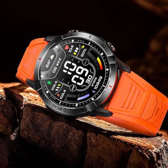 Aoke NX10 Smartwatch with Heart Rate Monitor (Black)