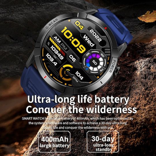 Aoke NX10 Smartwatch with Heart Rate Monitor (Orange)
